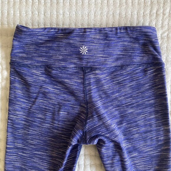 Athleta Chaturanga Yoga Capri Pants, XS, Blue - Picture 3 of 7